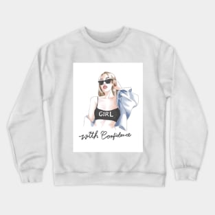 Fashion girl Crewneck Sweatshirt